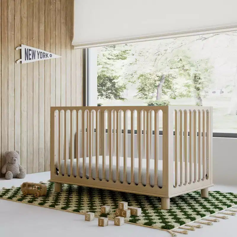 Storkcraft Sicily Deluxe 3-in-1 Convertible Crib with Toddler Guardrail