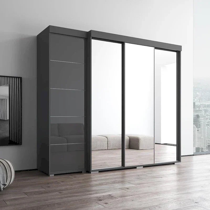 Three-Mirror Wardrobe