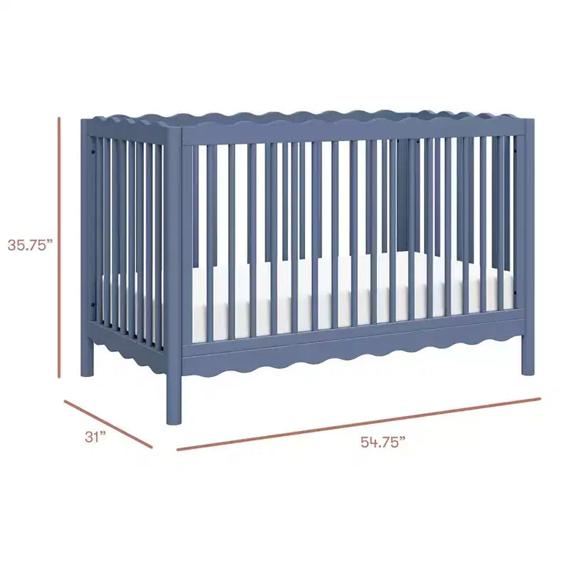 Babyletto Swell 4-in-1 Convertible Crib with Toddler Bed Conversion Kit