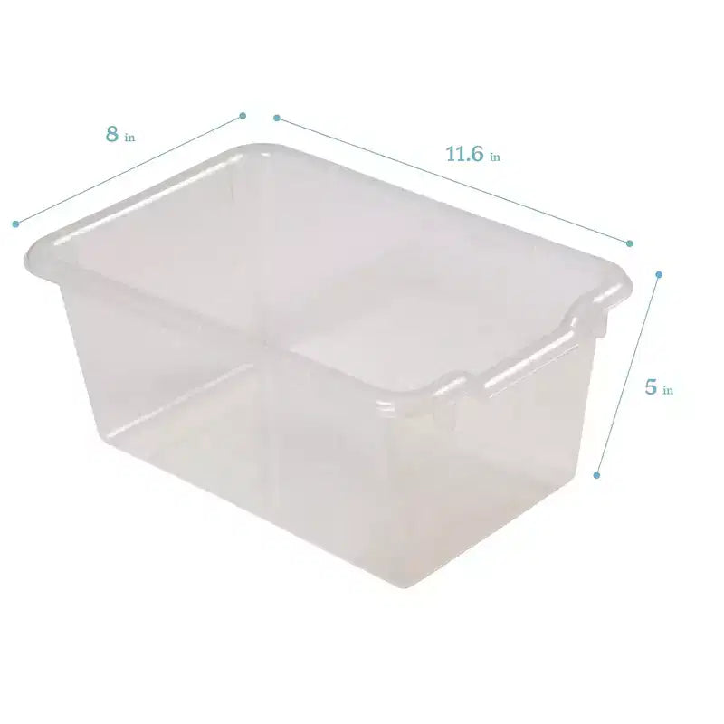 Cubby Mobile Tray Cabinet and 15 Scoop Front Bins, 3x4, Kids Furniture