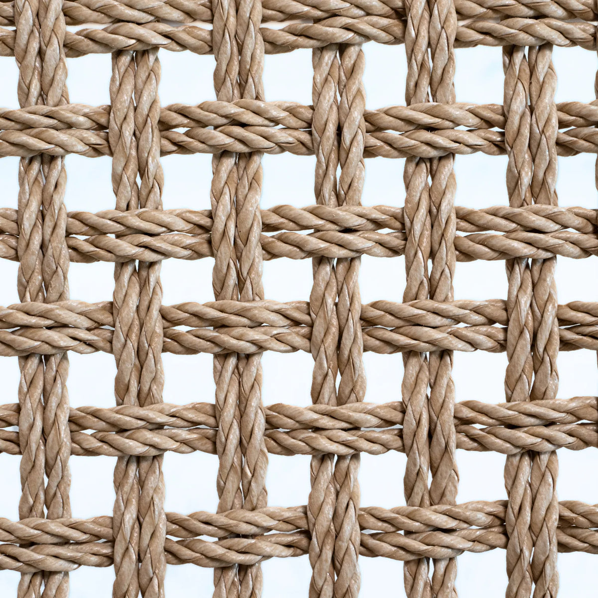Rustic Teak Lounge Chair with Woven - Outdoor