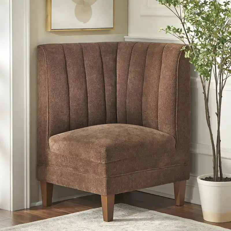 Ensemble de banquette rembourrée 3 pièces Lifestorey Kerrington à dossier capitonné