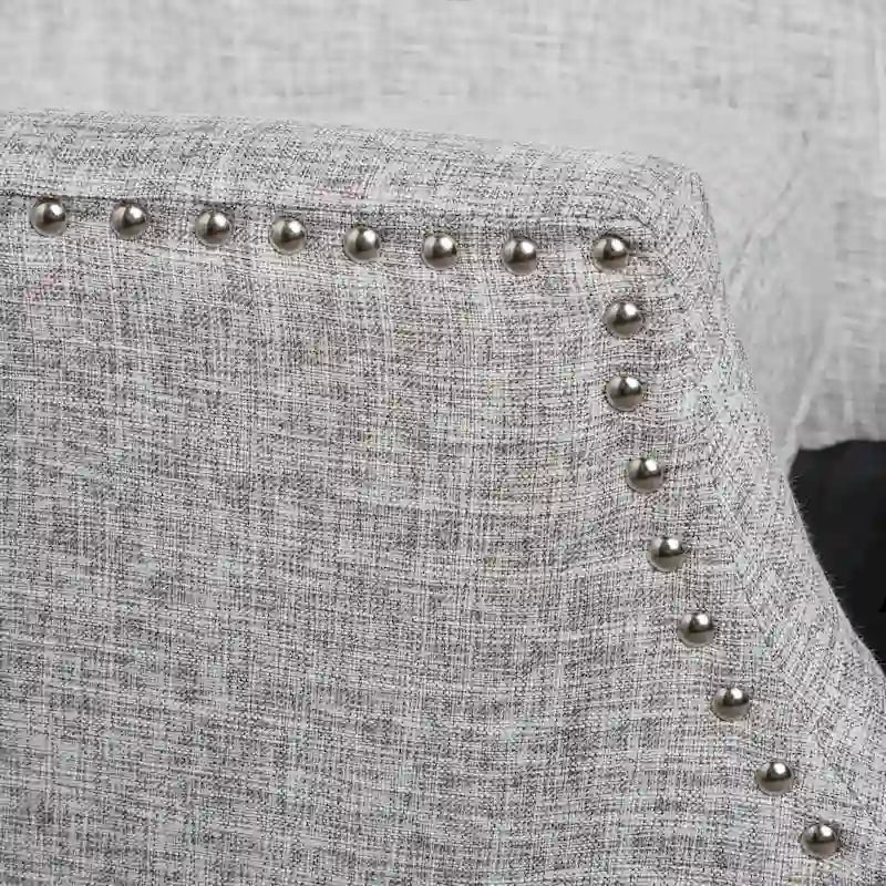 Wingback Push-Back Recliner Chair, Upholstered, Classic Style, Living Room Accent