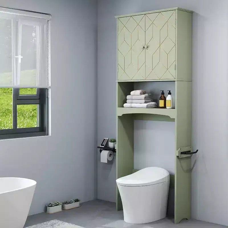 Above Toilet Storage Cabinet Spacesaver for Bathroom