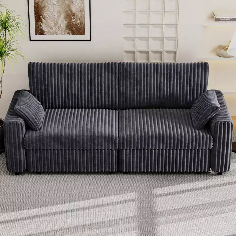 Dyonery Modular Corduroy Sectional Sofa with Washable Covers