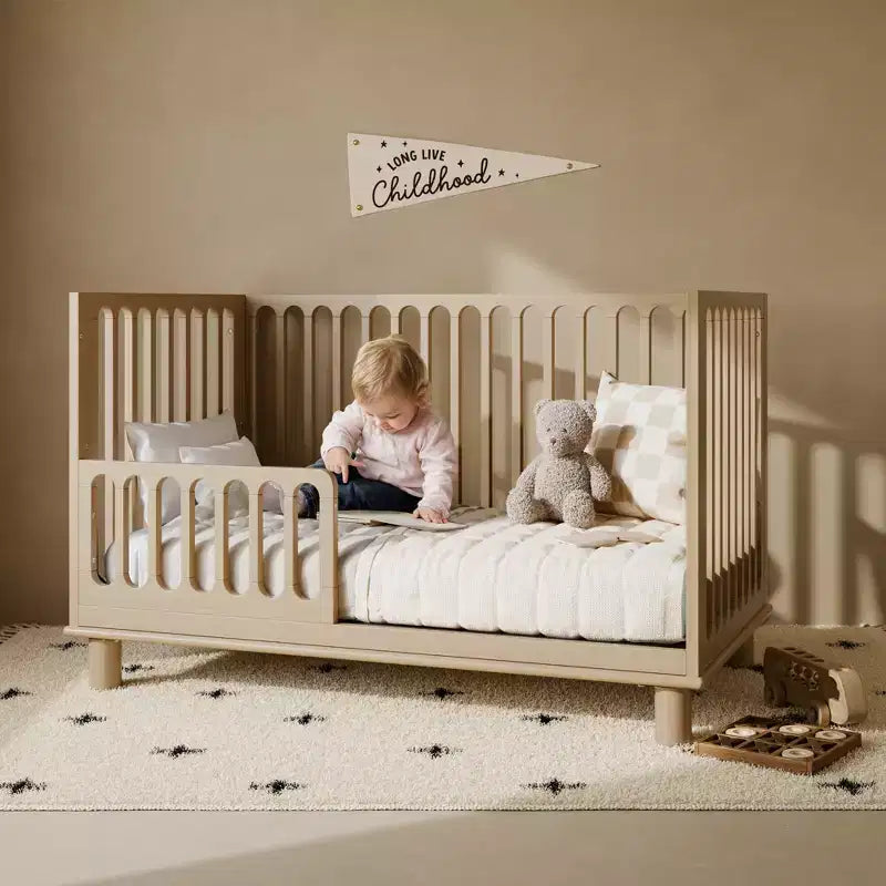 Storkcraft Sicily Deluxe 3-in-1 Convertible Crib with Toddler Guardrail