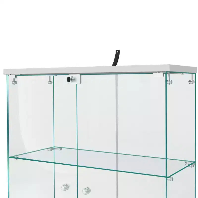 64.5 X 32 Glass Display Cabinet Curio Cabinet with Lock