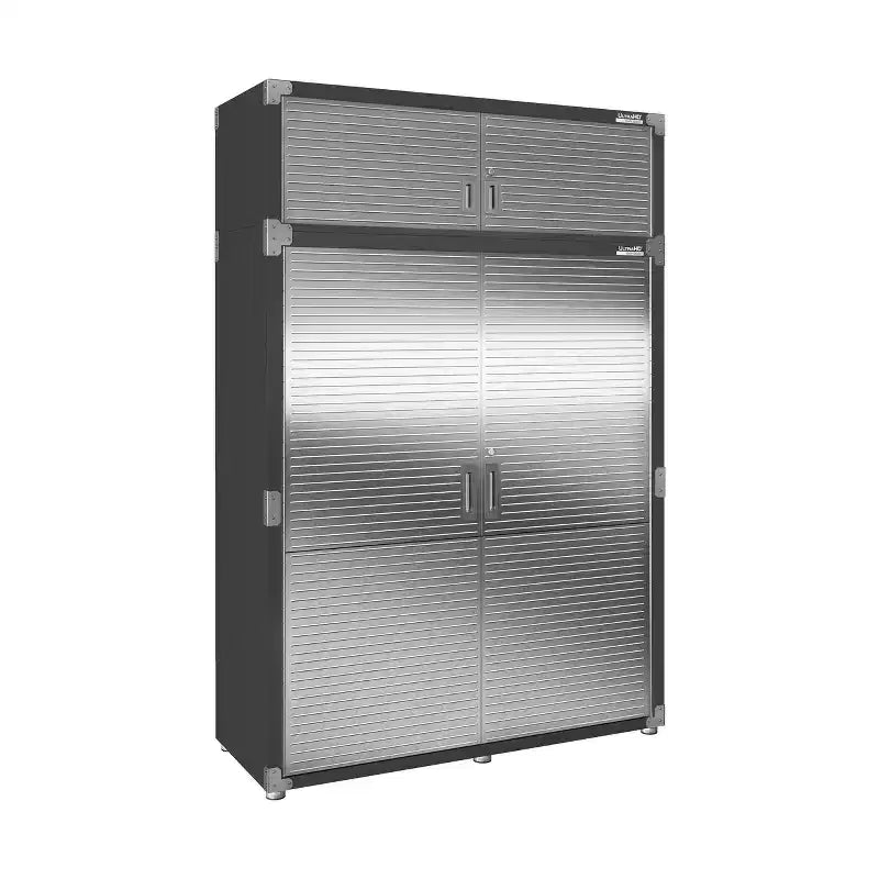 Seville Classics UltraHD 2-Piece Extra-Wide Storage Cabinet Set, 60 x 24
