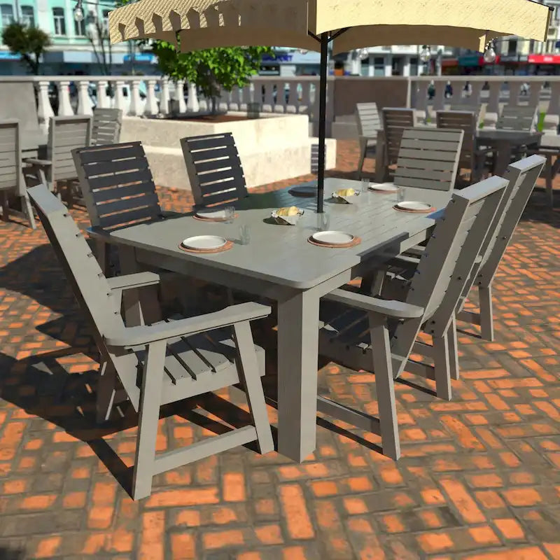 HIGHWOOD PROFESSIONAL 7- Piece Outdoor Dining Set 42x72