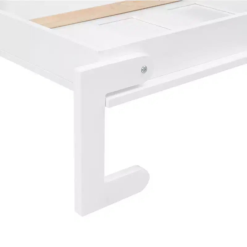 Twin Size Murphy Bed with LED Light, can be Folded into a Cabinet, Hidden Wall Bed Cabinet for Guest Room