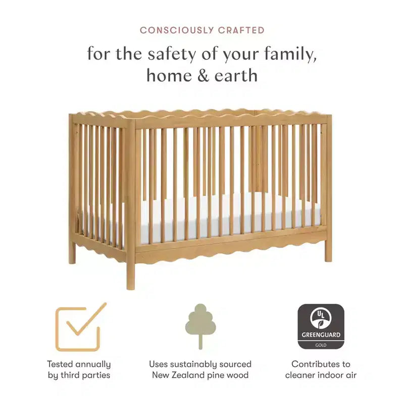 Babyletto Swell 4-in-1 Convertible Crib with Toddler Bed Conversion Kit