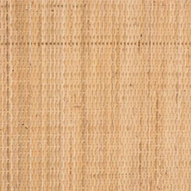 bali & pari Yanka Natural Rattan Storage Cabinet Natural: Handcrafted, 2-Shelf, Bohemian Design