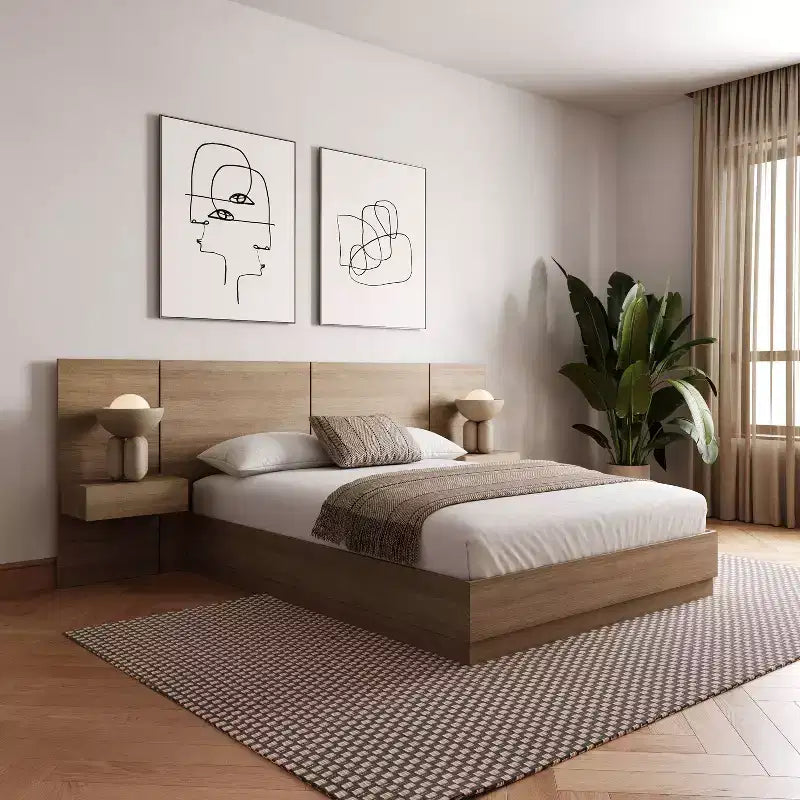 Nexera 4pc Queen Milano Bedroom Set