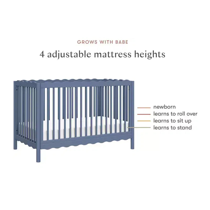 Babyletto Swell 4-in-1 Convertible Crib with Toddler Bed Conversion Kit