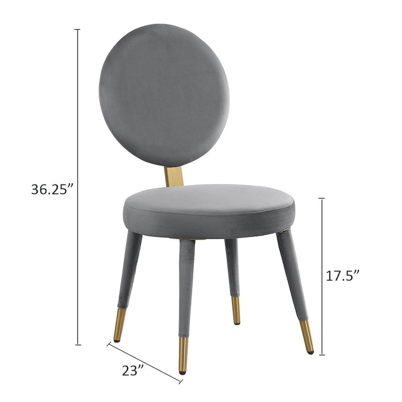 Morden Fort Modern Luxury 5- Piece Round Dining Table and Chair Set