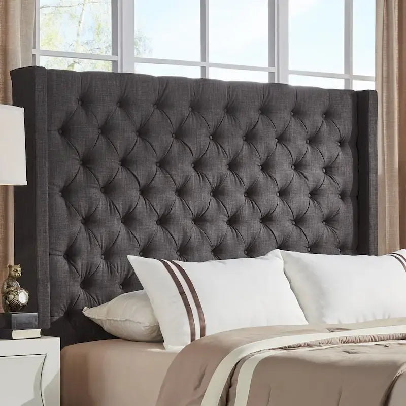 Naples Button-tufted Wingback Headboard only by iNSPIRE Q Artisan