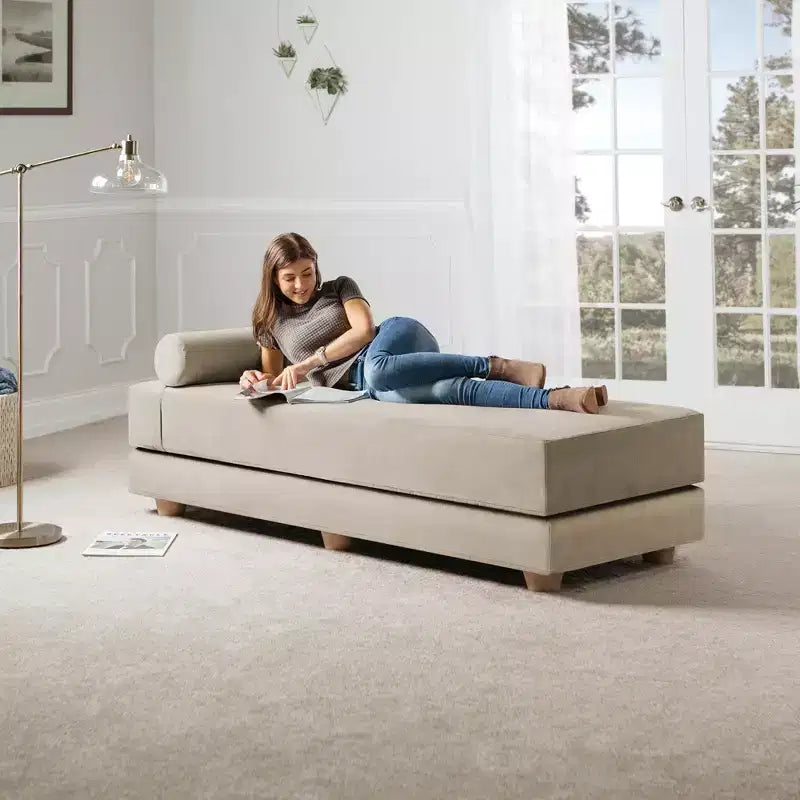 Daybed / Fold-Out Queen-Size Sleeper - Microvelvet