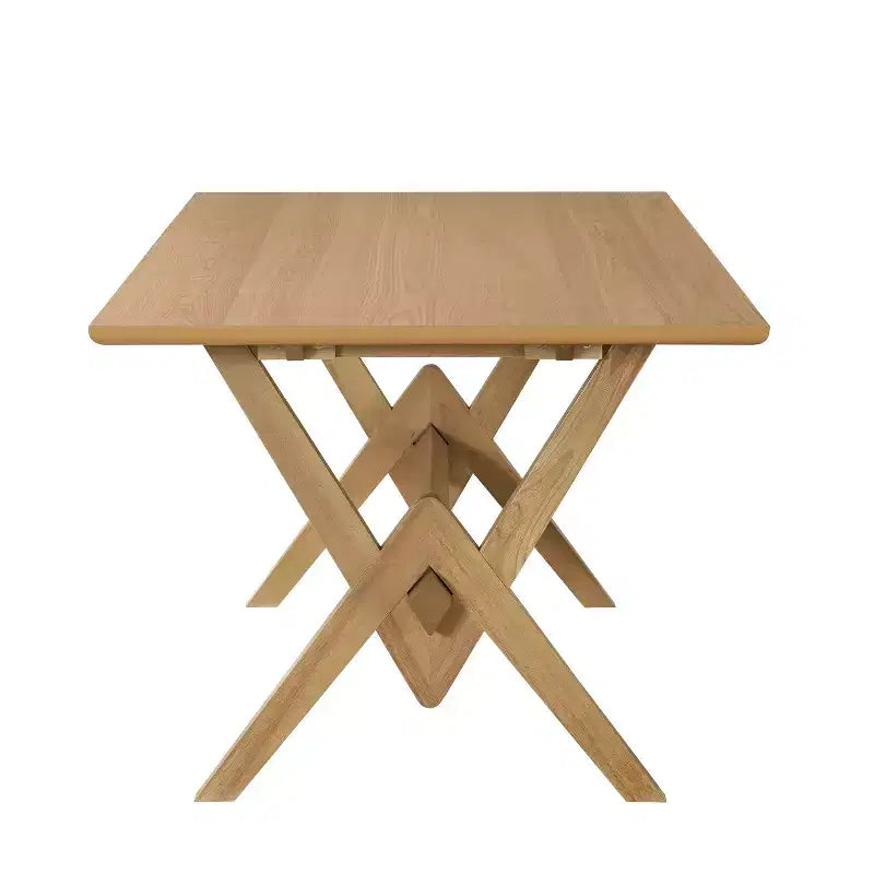 Christopher Knight Home Simon 5 Piece Mid-Century Modern Rubberwood Dining Set with Boucle Upholstered Chairs