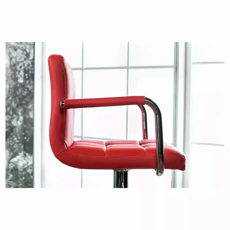 24/7 Shop At Home Ethan Adjustable Swivel Barstool with Arms Furniture of America