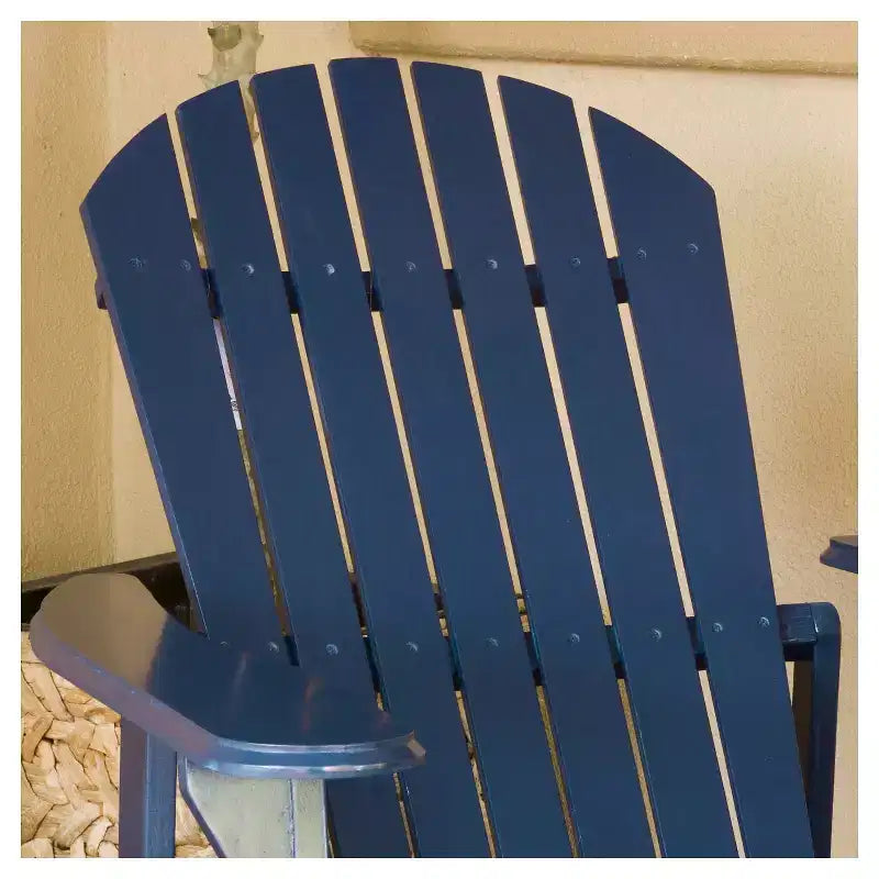 Hanlee Set of 2 Folding Wood Adirondack Chair - Christopher Knight Home