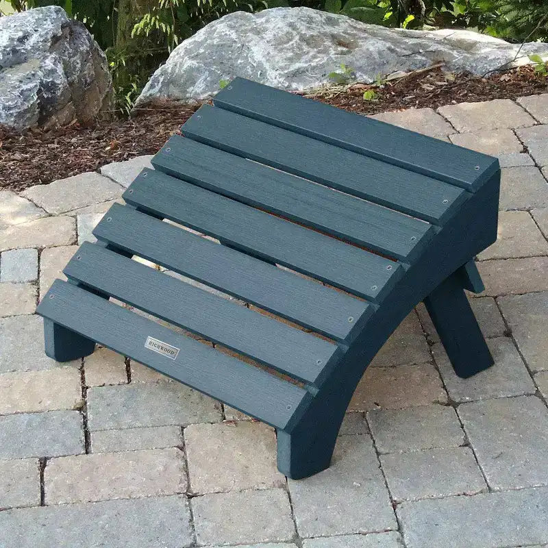 Hamilton Folding & Reclining Adirondack Chair with Folding Adirondack Ottoman - Highwood