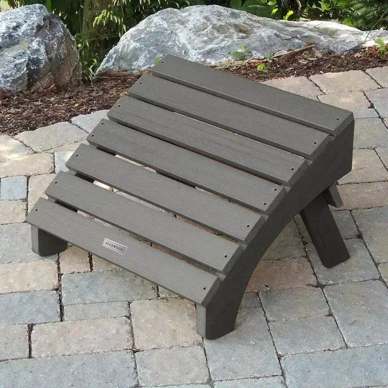 Hamilton Folding & Reclining Adirondack Chair with Folding Adirondack Ottoman - Highwood