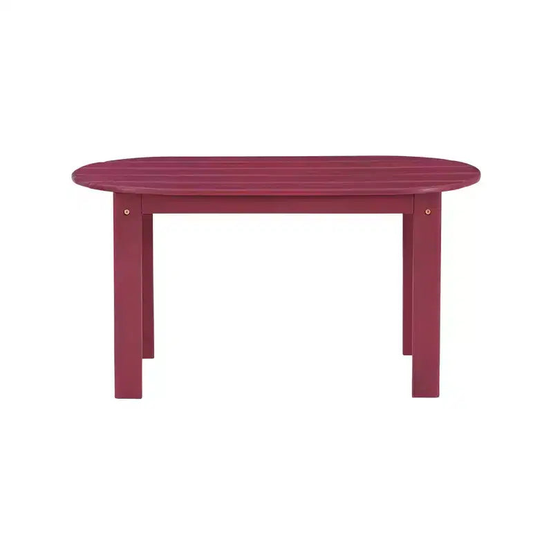 Adirondack Oval Coffee Table - Linon
