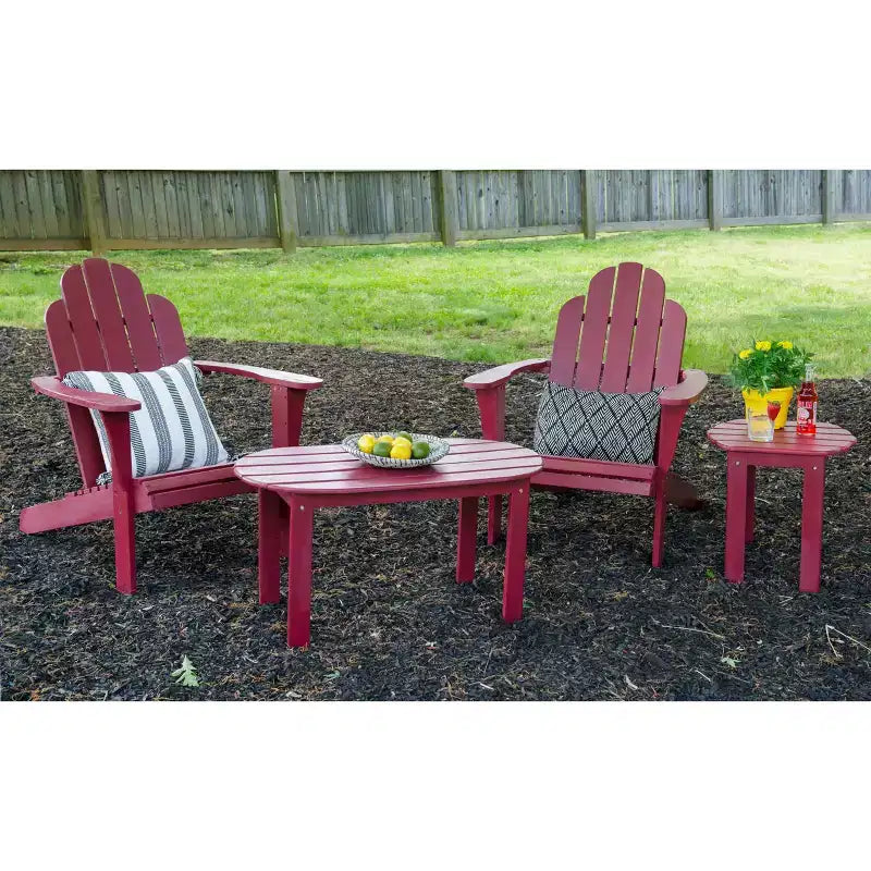 Adirondack Oval Coffee Table - Linon