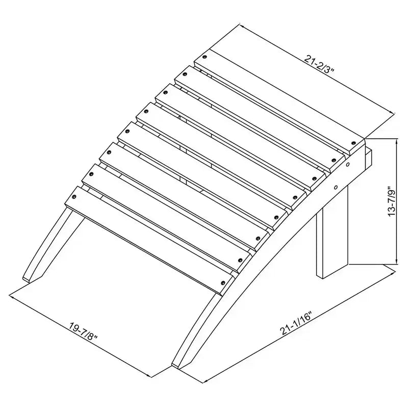Repose-pieds Adirondack - Linon
