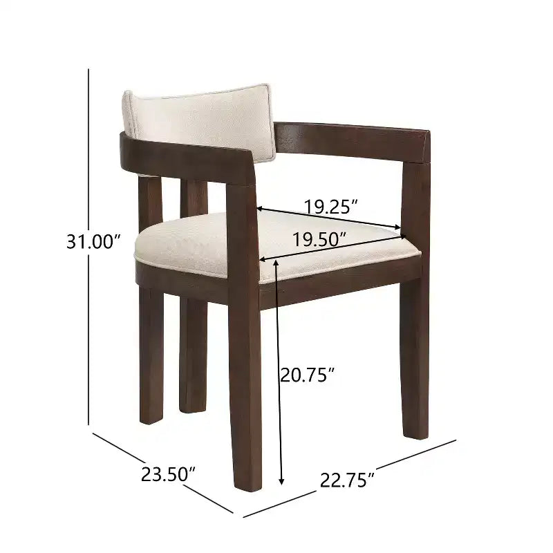 Christopher Knight Home Shankar Modern 5 Piece Round Dining Table Set with Rubberwood Upholstered Chairs