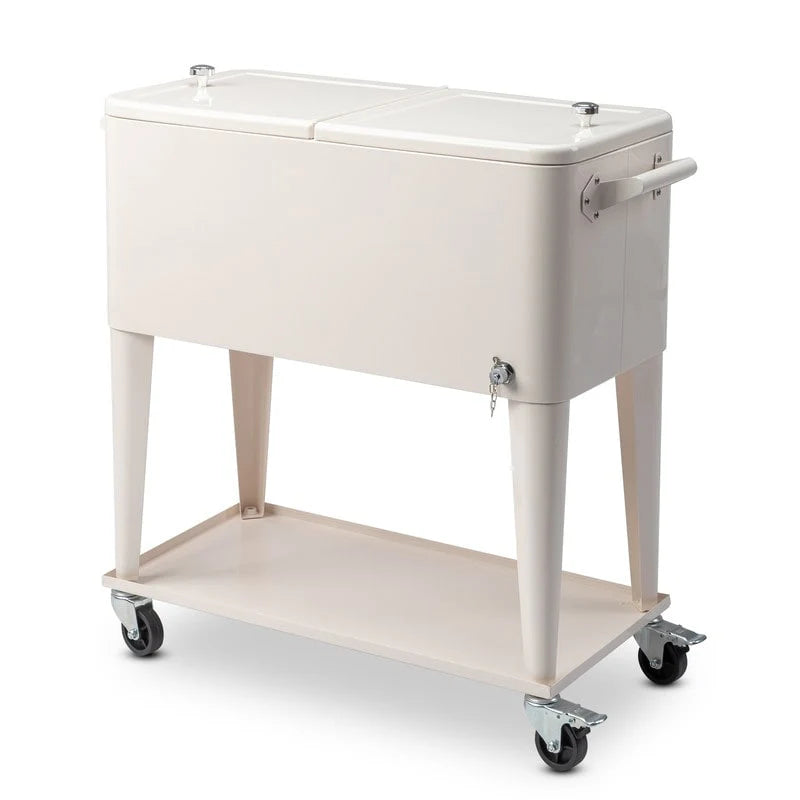 80QT Iron Spray Cooler with Shelf