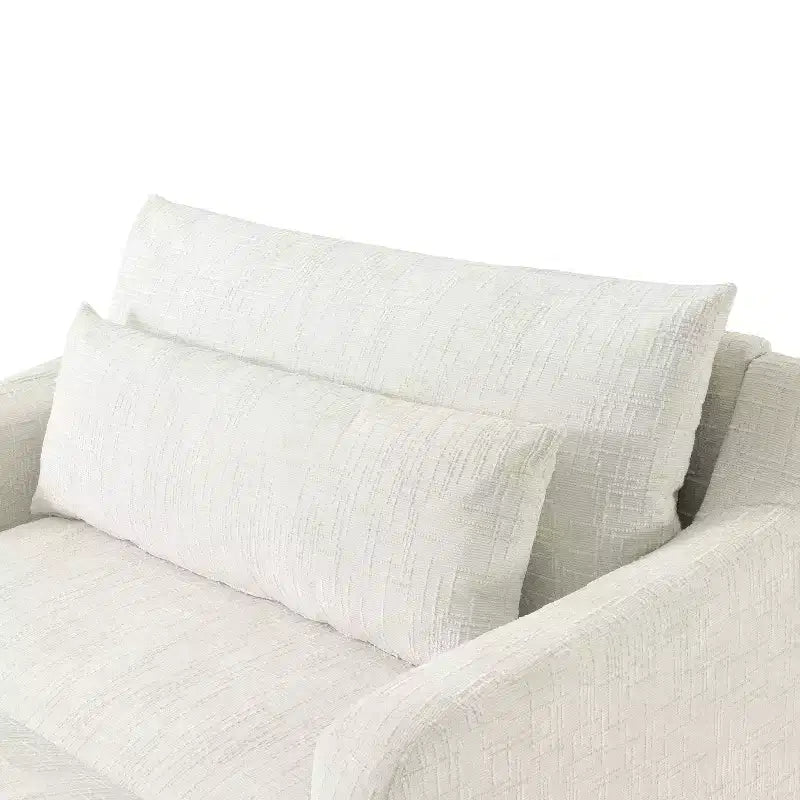 Fauteuil convertible très profond en chenille Polibi