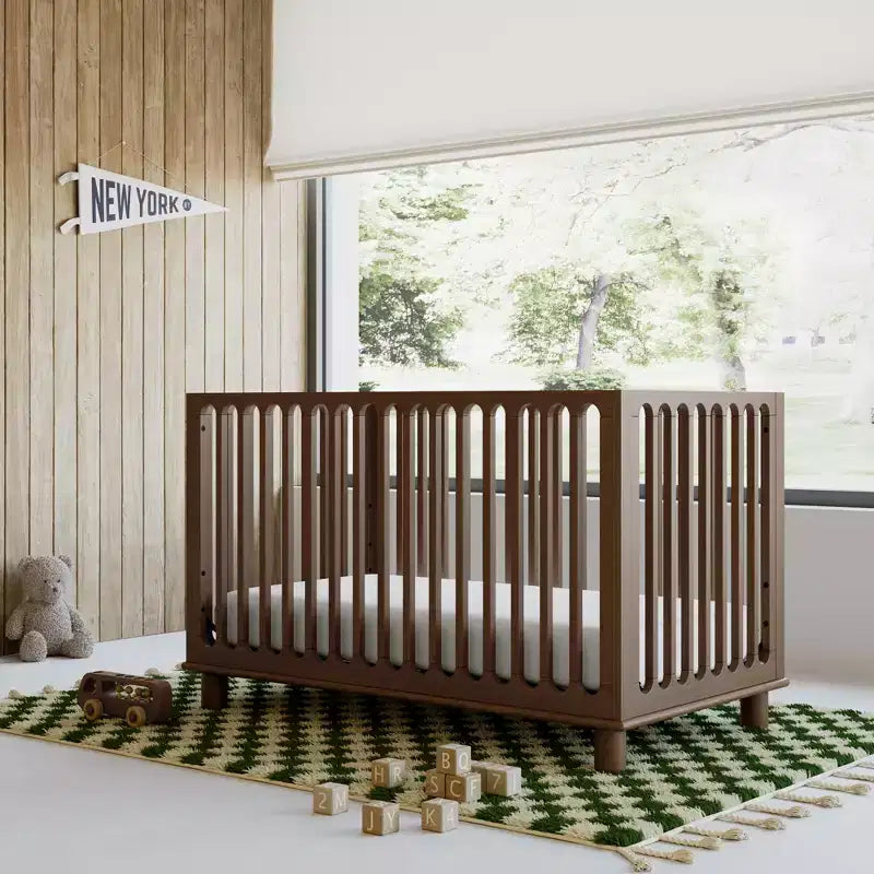 Storkcraft Sicily Deluxe 3-in-1 Convertible Crib with Toddler Guardrail