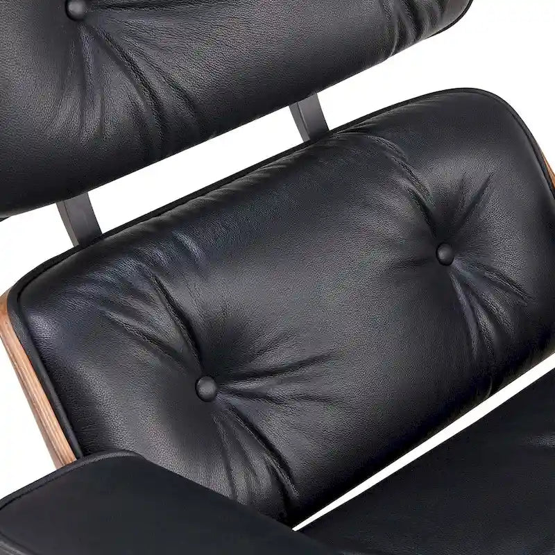 Mid Century Modern Leather Lounge Chair Armchair Recliner