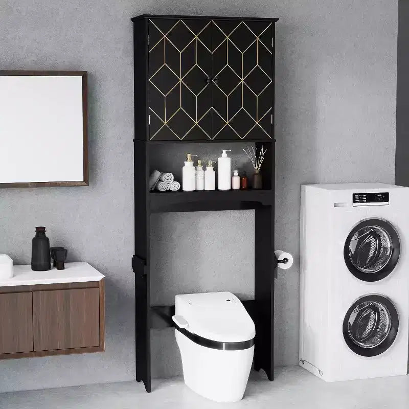 Above Toilet Storage Cabinet Spacesaver for Bathroom