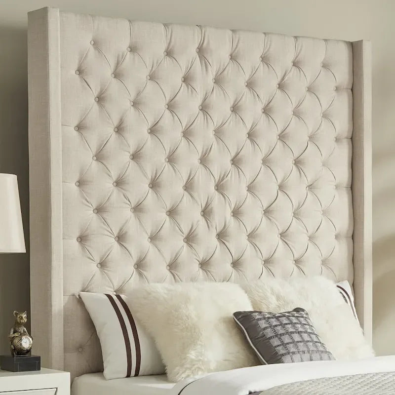 Naples Button-tufted Wingback Headboard only by iNSPIRE Q Artisan