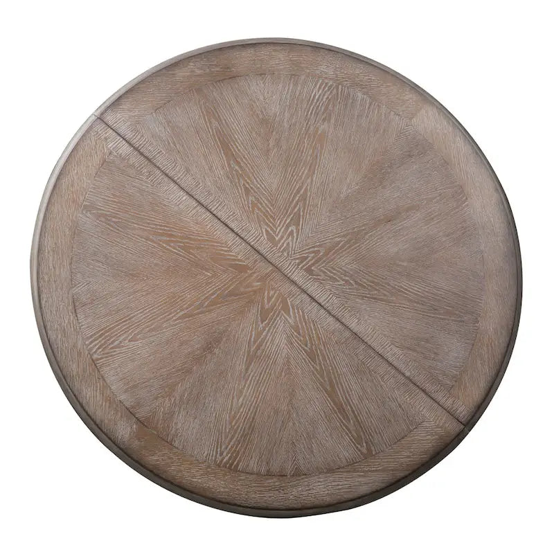 Magnolia Manor Round Pedestal Dining Table with Expandable Leaves - 2 Finishes
