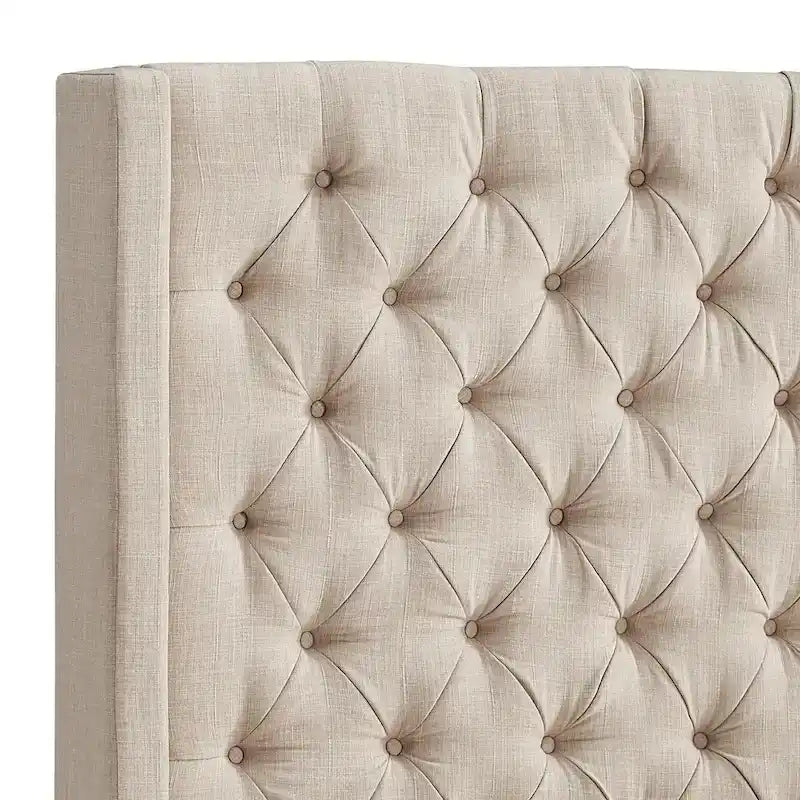 Naples Button-tufted Wingback Headboard only by iNSPIRE Q Artisan