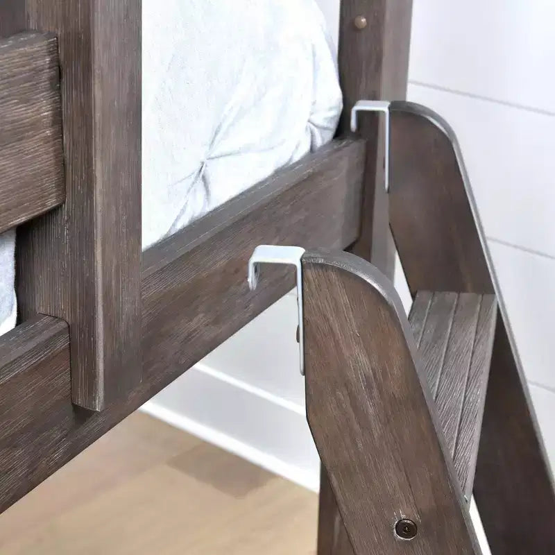 Max & Lily Twin over Twin Low Bunk with Curtains