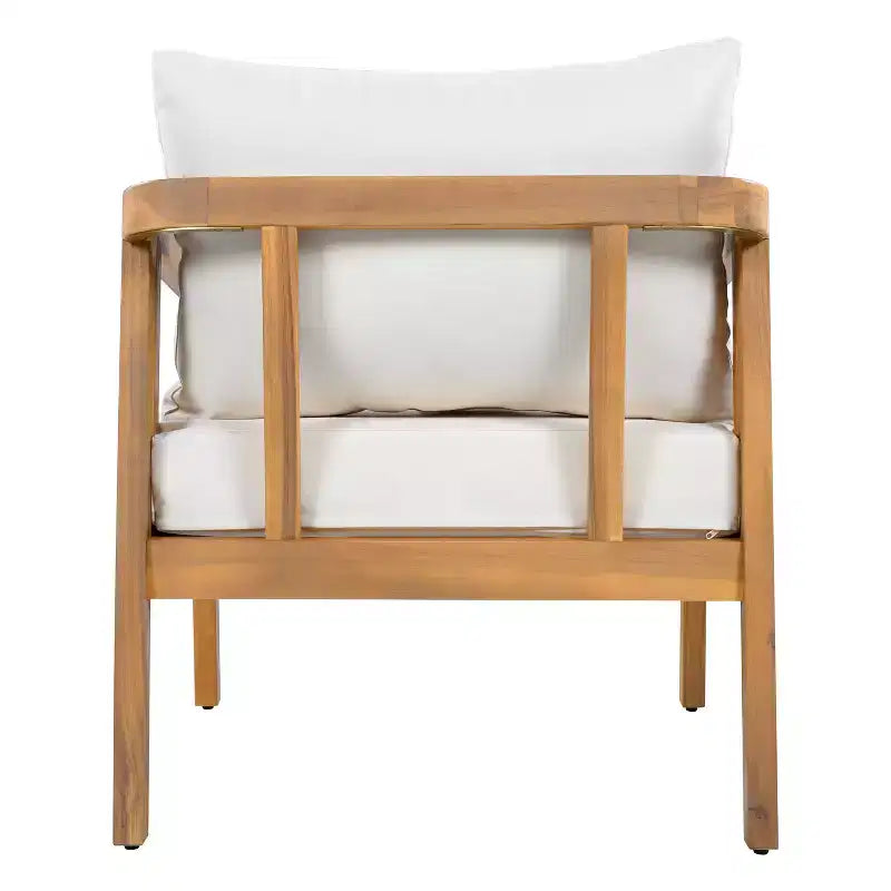 Christopher Knight Home Sunny Modern 5 Piece Acacia Seating Set with Rectangular Slatted Table and 7 Seaters