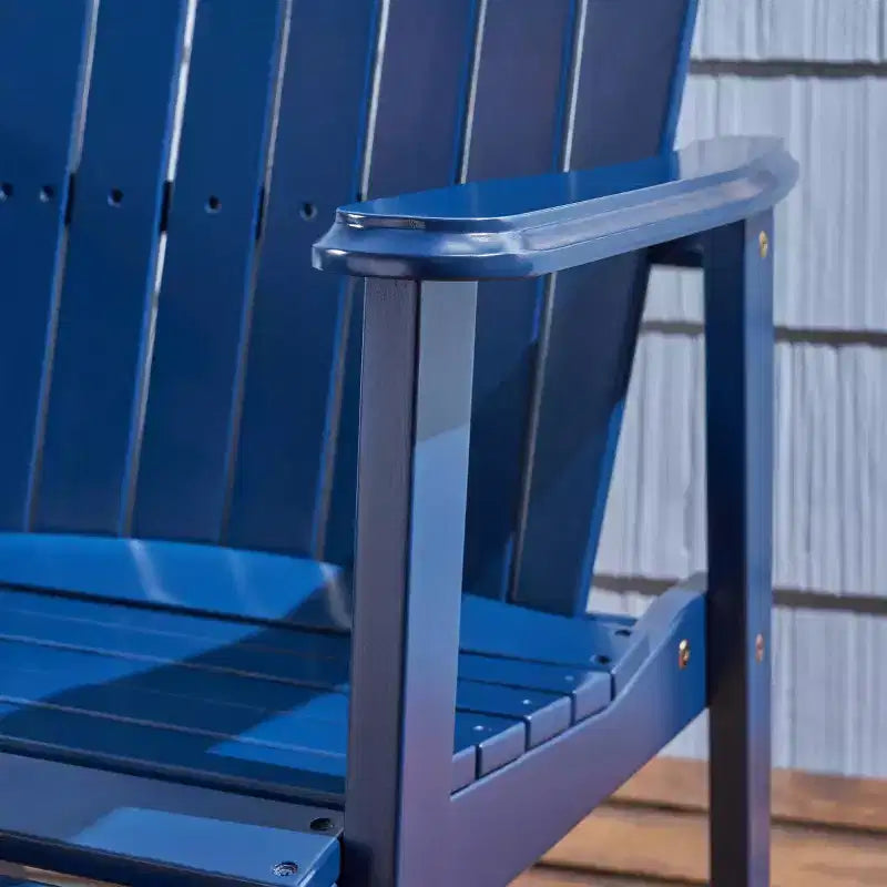2pk Malibu Acacia Wood Patio Adirondack Dining Chairs - Christopher Knight Home