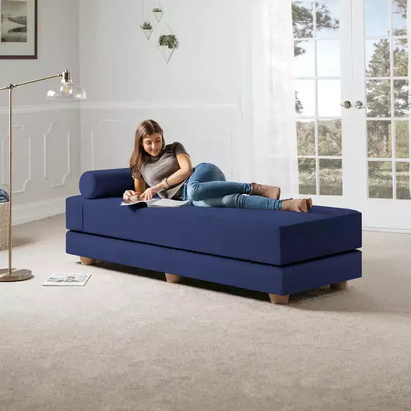 Daybed / Fold-Out Queen-Size Sleeper - Microvelvet