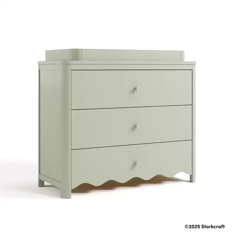 Storkcraft Casablanca 3-Drawer Dresser with Removable Changing Topper