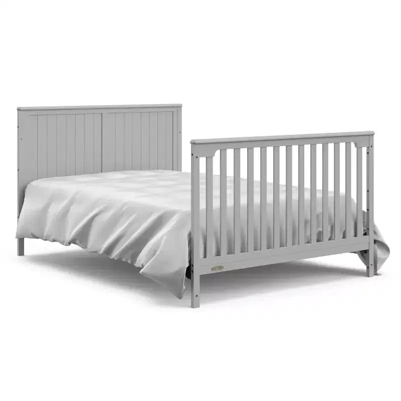 5-in-1 Convertible Crib and Changer with Drawer