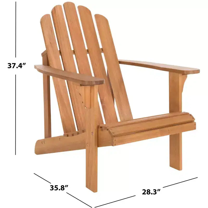 Topher Adirondack Chair Indoor/Outdoor - PAT7027 - Safavieh