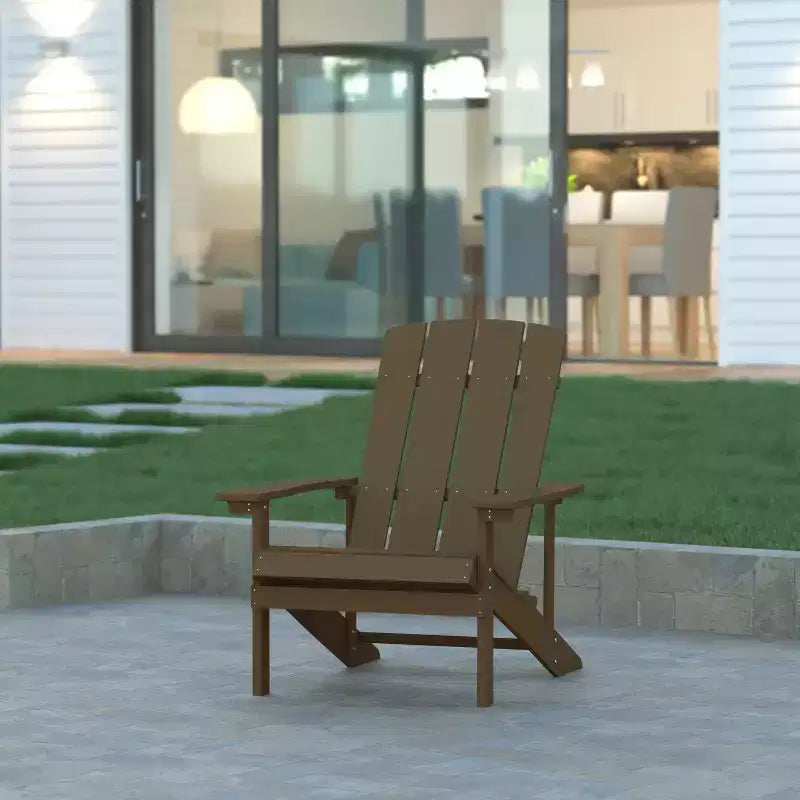 Fauteuil Adirondack tout temps Emma et Oliver en similibois