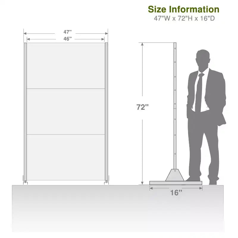 V-Shaped Triangle Pattern Black Galvanized Steel Screen | 183H x 120W x 4D cm