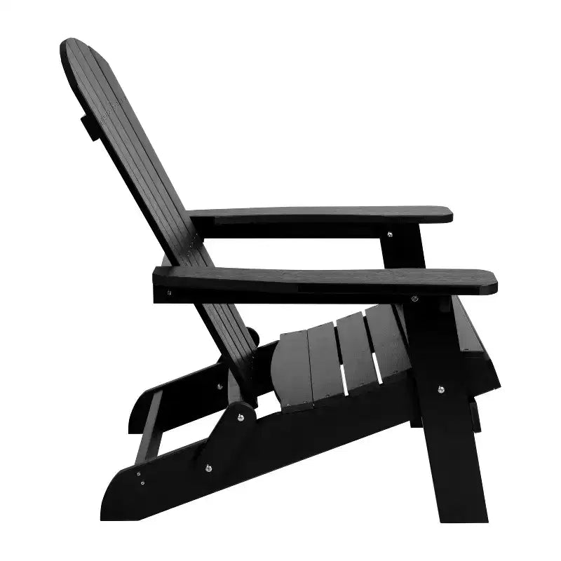 Flash Furniture Charlestown All-Weather Poly Resin Indoor/Outdoor Folding Adirondack Chair
