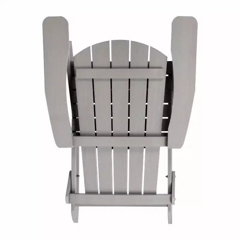 Flash Furniture Charlestown All-Weather Poly Resin Indoor/Outdoor Folding Adirondack Chair
