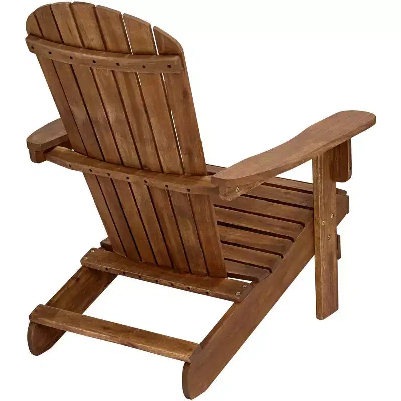 Teal Island Designs Lot de 2 Chaises Adirondack en Bois Naturel Cape Cod